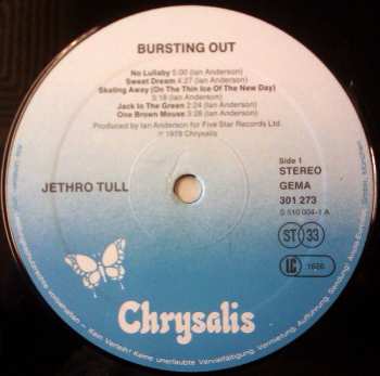 2LP Jethro Tull: Live - Bursting Out 666712