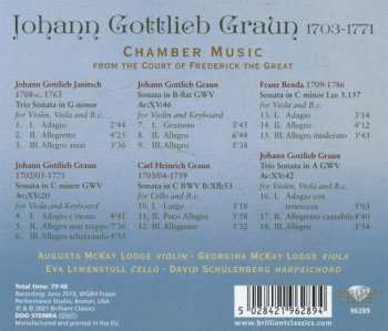 CD Johann Gottlieb Graun: Chamber Music From The Court Of Frederick The Great 564021