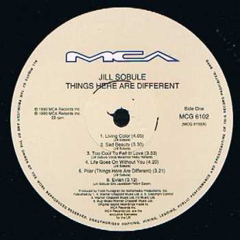 LP Jill Sobule: Things Here Are Different 516982