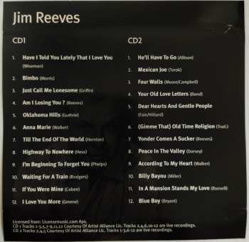 2CD Jim Reeves: Jim Reeves 637229