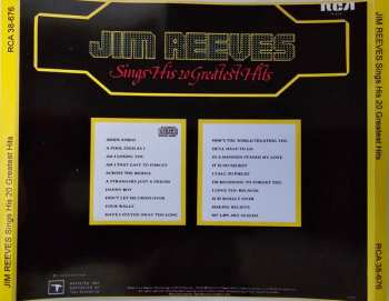 CD Jim Reeves: Sings His 20 Greatest Hits 629999