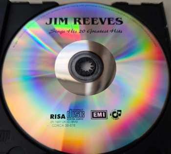 CD Jim Reeves: Sings His 20 Greatest Hits 629999