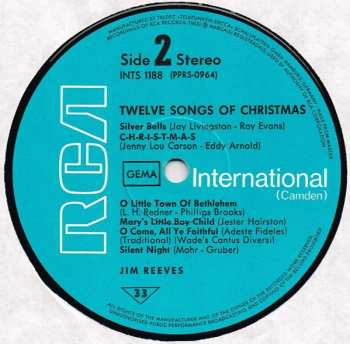 LP Jim Reeves: Twelve Songs Of Christmas 623868