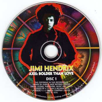 2CD Jimi Hendrix: Axis: Bolder Than Love 629035