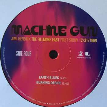 2LP Jimi Hendrix: Machine Gun: The Fillmore East First Show 12/31/1969 636263