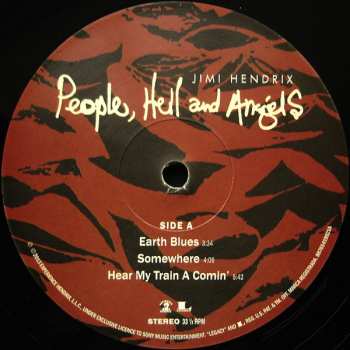 2LP Jimi Hendrix: People, Hell And Angels 653955