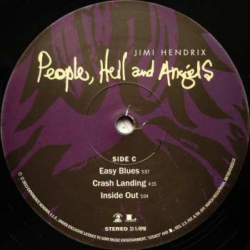 2LP Jimi Hendrix: People, Hell And Angels 653955