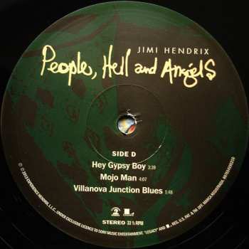 2LP Jimi Hendrix: People, Hell And Angels 653955