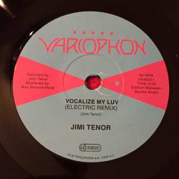 SP Jimi Tenor: Mysteria / Vocalize My Luv (Electric Remix) 586810