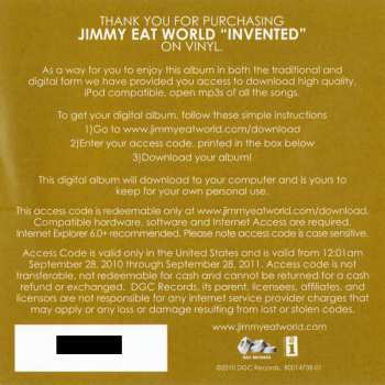 LP Jimmy Eat World: Invented 552347