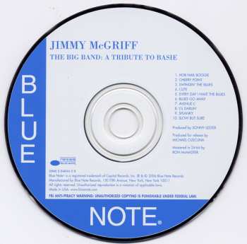 CD Jimmy McGriff: The Big Band: A Tribute To Basie 618535