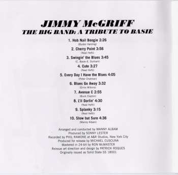 CD Jimmy McGriff: The Big Band: A Tribute To Basie 618535