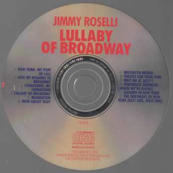 CD Jimmy Roselli: Lullaby Of Broadway 310372