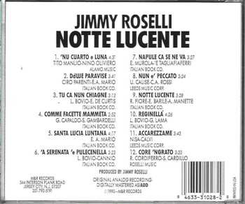 CD Jimmy Roselli: Notte Lucente 467885