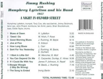 CD Humphrey Lyttelton And His Band: A Night In Oxford Street 546224