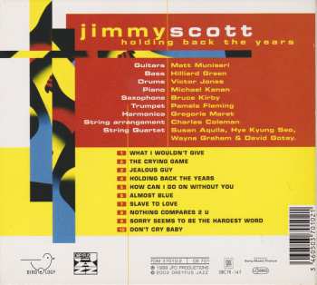 CD Jimmy Scott: Holding Back The Years 622780