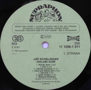 LP Jiří Schelinger: Holubí Dům 41924