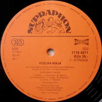 LP Jiří Šrámek: Včelka Mája 1 + 2 + 3 (3xLP) 52765