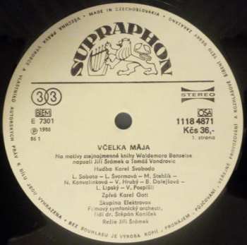 LP Jiří Šrámek: Včelka Mája 1 + 2 + 3 (3xLP) 362730