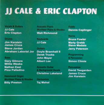 CD J.J. Cale: The Road To Escondido 30743