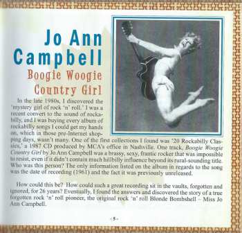 CD Jo Ann Campbell: Boogie Woogie Country Girl 660255