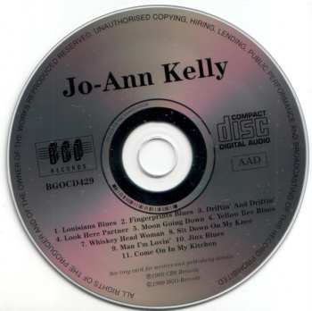 CD Jo-Ann Kelly: Jo-Ann Kelly 555206