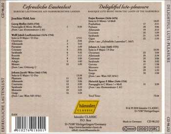 CD Joachim Held: Erfreuliche Lautenlust = Delightful Lute-Pleasure (Barocke Lautenmusik Aus Habsburgischen Landen = Baroque Lute Music From The Lands Of The Hapsburgs) 546512