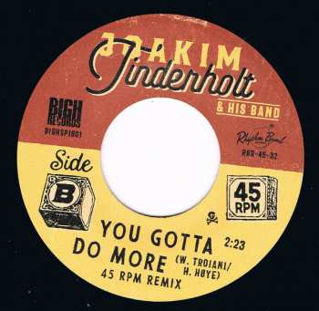 SP Joakim Tinderholt & His Band: Love Is A 4 Letter Word B/W You Gotta Do More LTD 86852