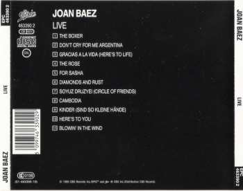 CD Joan Baez: Live 528253