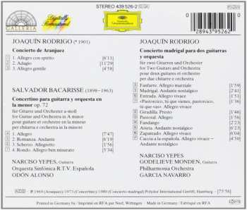 CD Joaquín Rodrigo: Concierto De Aranjuez / Concierto Madrigal / Concertino 191348