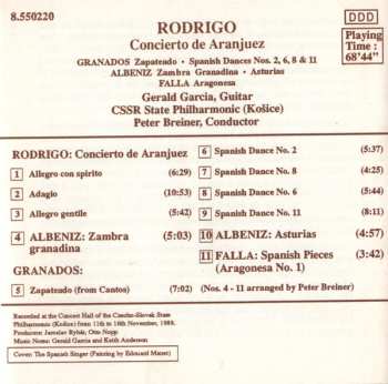 CD Joaquín Rodrigo: Concierto de Aranjuez 604105