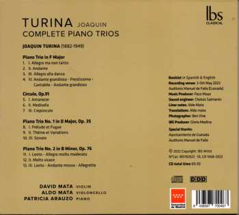 CD Joaquin Turina: Complete Piano Trios 582580