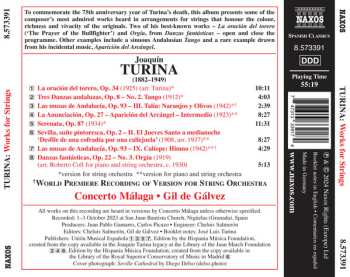 CD Joaquin Turina: Works For Strings 621227