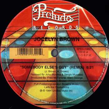 LP Jocelyn Brown: Somebody Else's Guy 618634