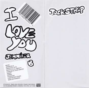 CD Jockstrap: I Love You Jennifer B 551605