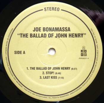 2LP Joe Bonamassa: The Ballad Of John Henry 260465