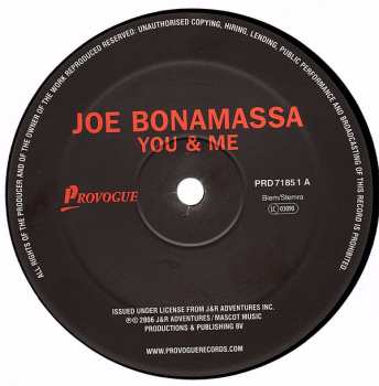 LP Joe Bonamassa: You & Me 41176