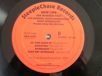 LP Joe Bonner Trio: New Life 656002