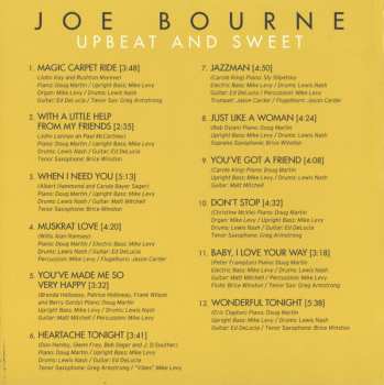 CD Joe Bourne: Upbeat And Sweet: Jazz Infused Classic Rock & Pop Songs 148083