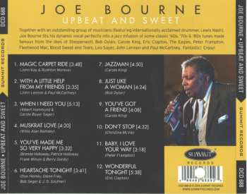 CD Joe Bourne: Upbeat And Sweet: Jazz Infused Classic Rock & Pop Songs 148083