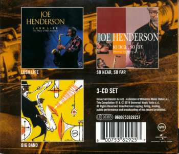 3CD Joe Henderson: 3 Essential Albums 649114