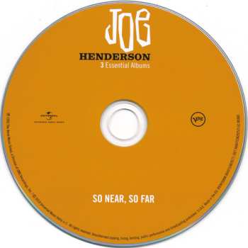 3CD Joe Henderson: 3 Essential Albums 649114