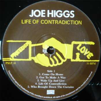 LP Joe Higgs: Life Of Contradiction 603019