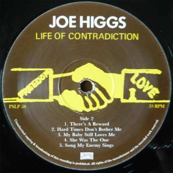 LP Joe Higgs: Life Of Contradiction 603019