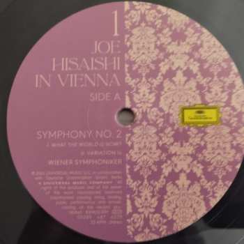 2LP Joe Hisaishi: Joe Hisaishi In Vienna (Symphony No. 2 · Viola Saga) CLR 606609