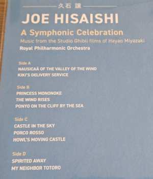 2LP Joe Hisaishi:  A Symphonic Celebration (Music From The Studio Ghibli Films Of Hayao Miyazaki)  LTD | PIC 593629