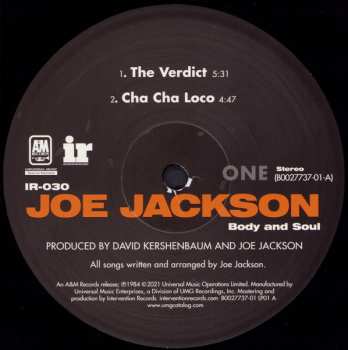 2LP Joe Jackson: Body And Soul 649750