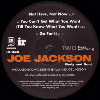 2LP Joe Jackson: Body And Soul 649750