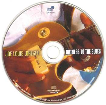 CD Joe Louis Walker: Witness To The Blues 629411