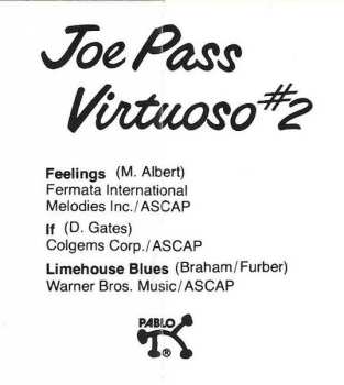 CD Joe Pass: Virtuoso #2 627490